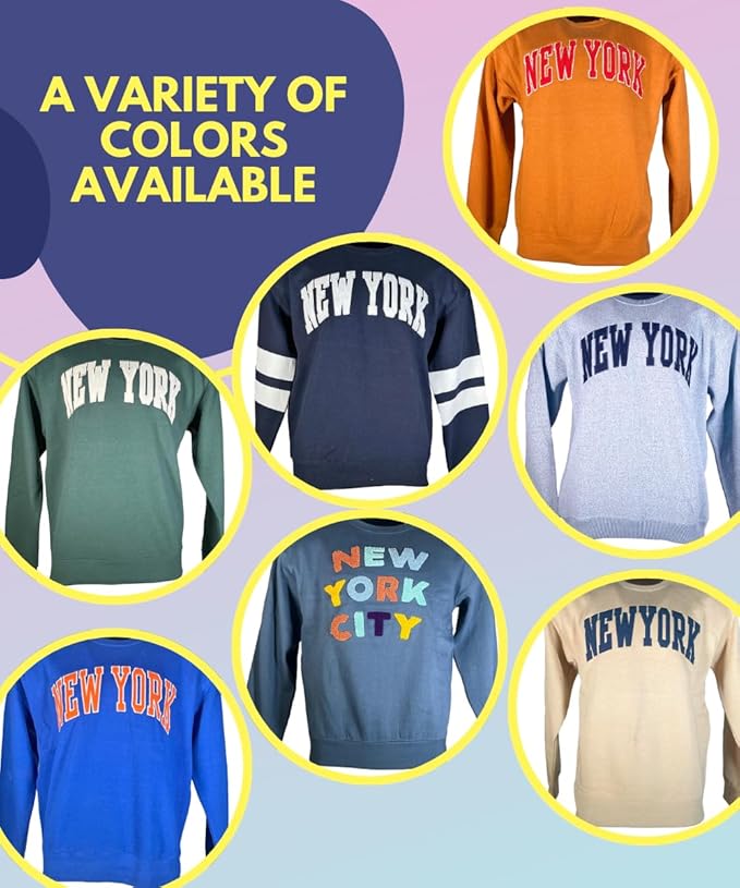 New York Crew Neck Sweatshirt