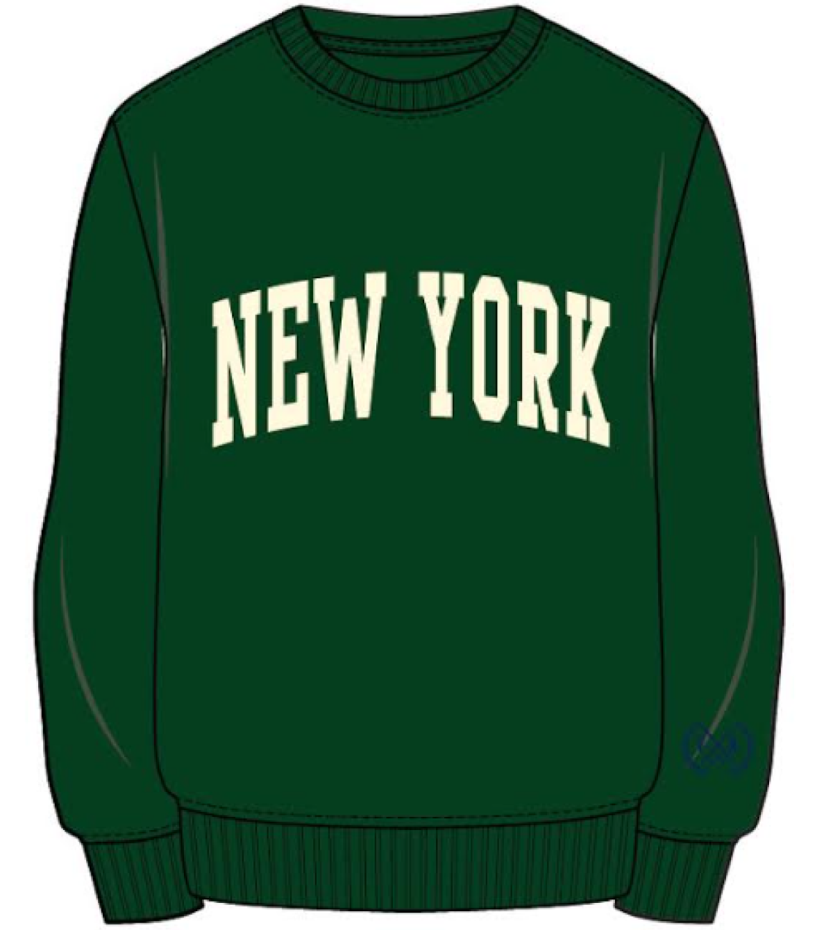 New York Crew Neck Sweatshirt
